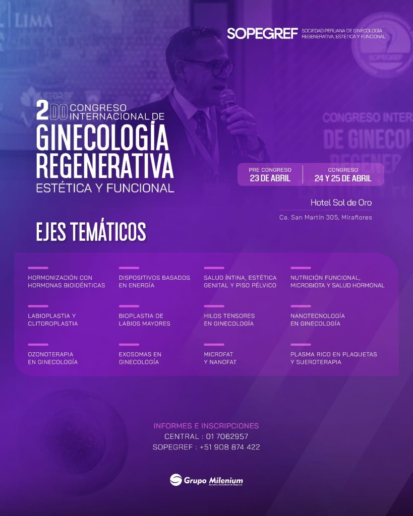Afiche del 2do Congreso Internacional SOPEGREF